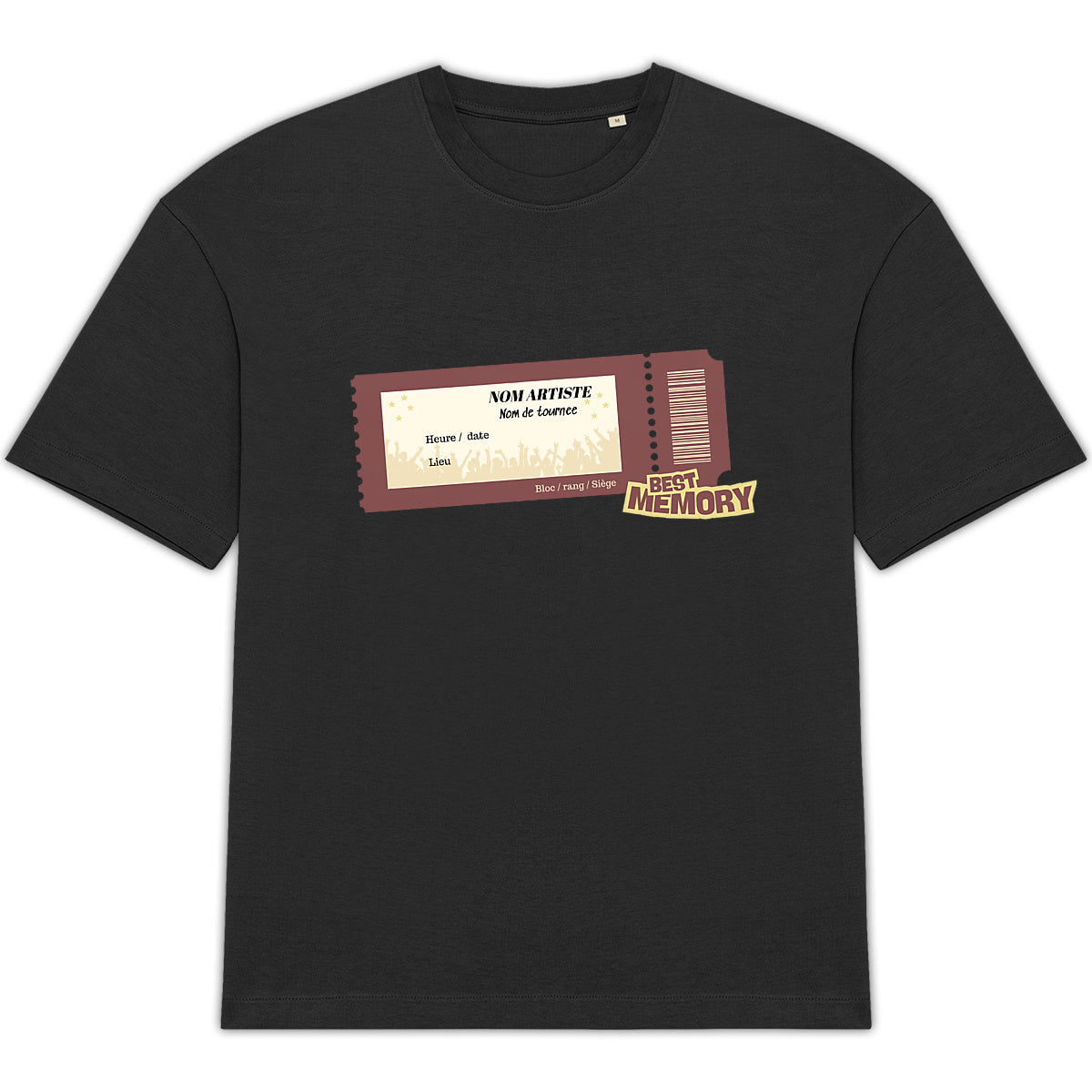 Ticket de Concert T-Shirt - face_2