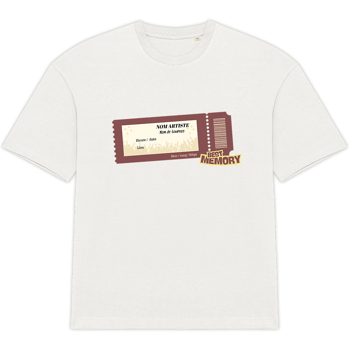 Ticket de Concert T-Shirt - face_1