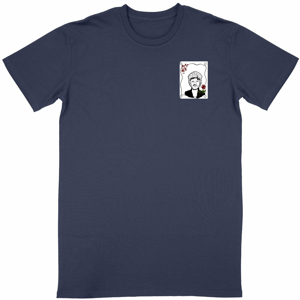 T-Shirt Romantic Tour (dark version) - face_bleumarine