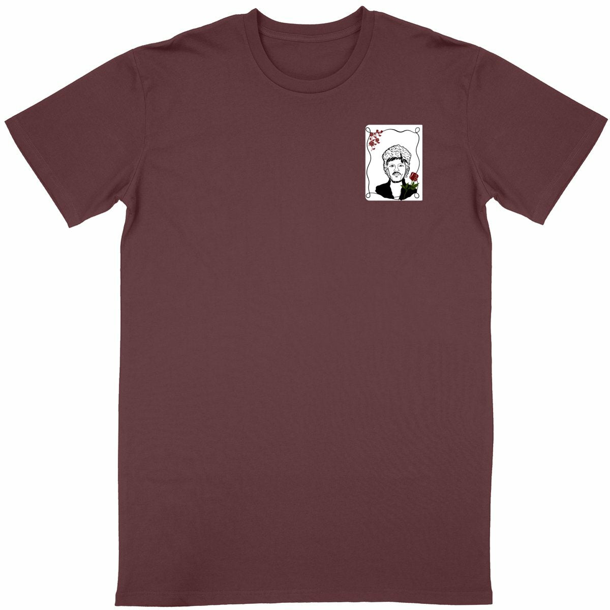 T-Shirt Romantic Tour (dark version) - face_bordeaux