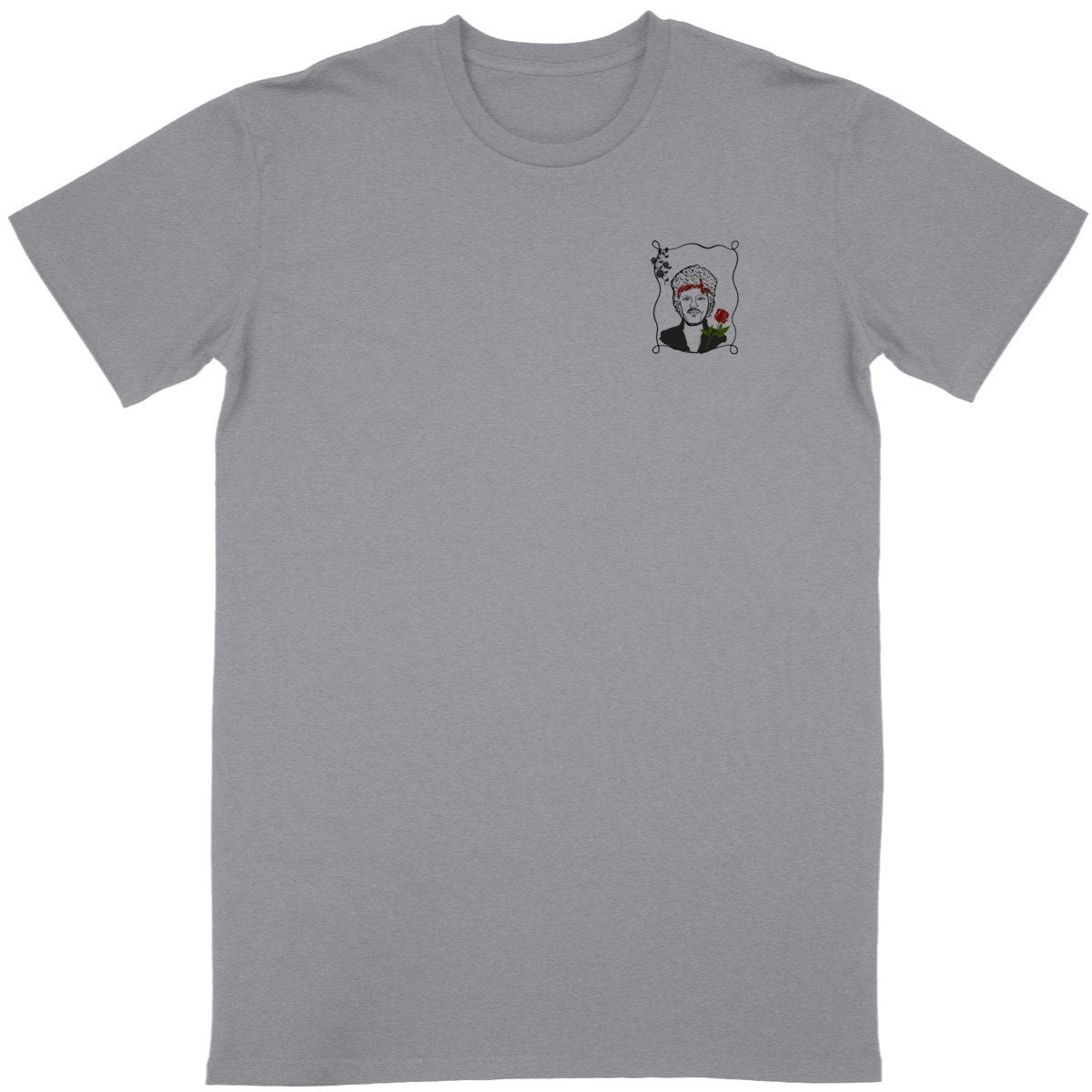 T-shirt - The Romantic  - face_gris